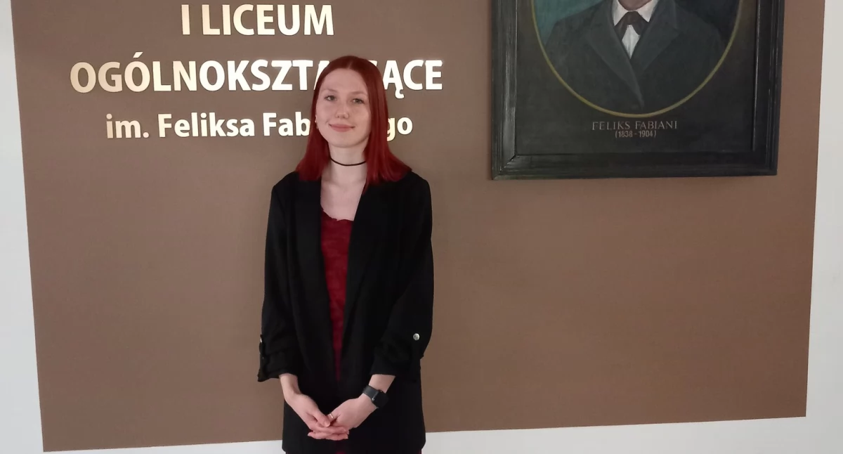 Na zdjęciu: Zofia Maligłówka, fot. Facebook/I Liceum Ogólnokształcące im. Feliksa Fabianiego