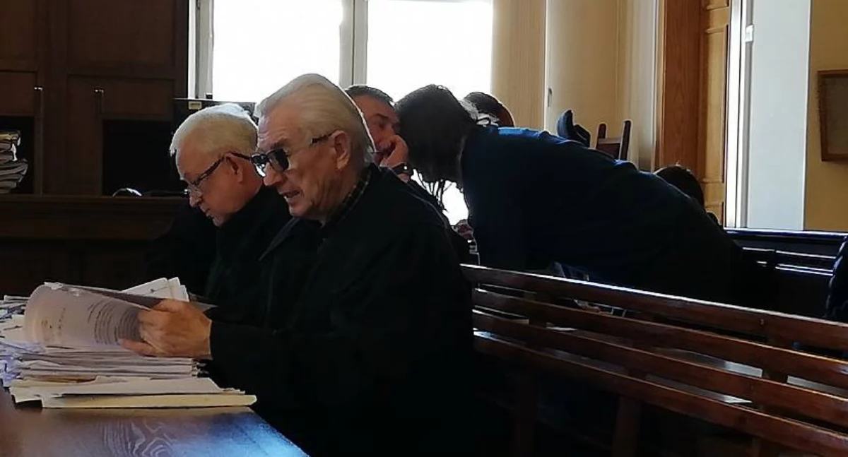 Na zdjęciu: W piotrkowskim sądzie podczas procesu. Na liście poszkodowanych ponad 100 nazwisk
