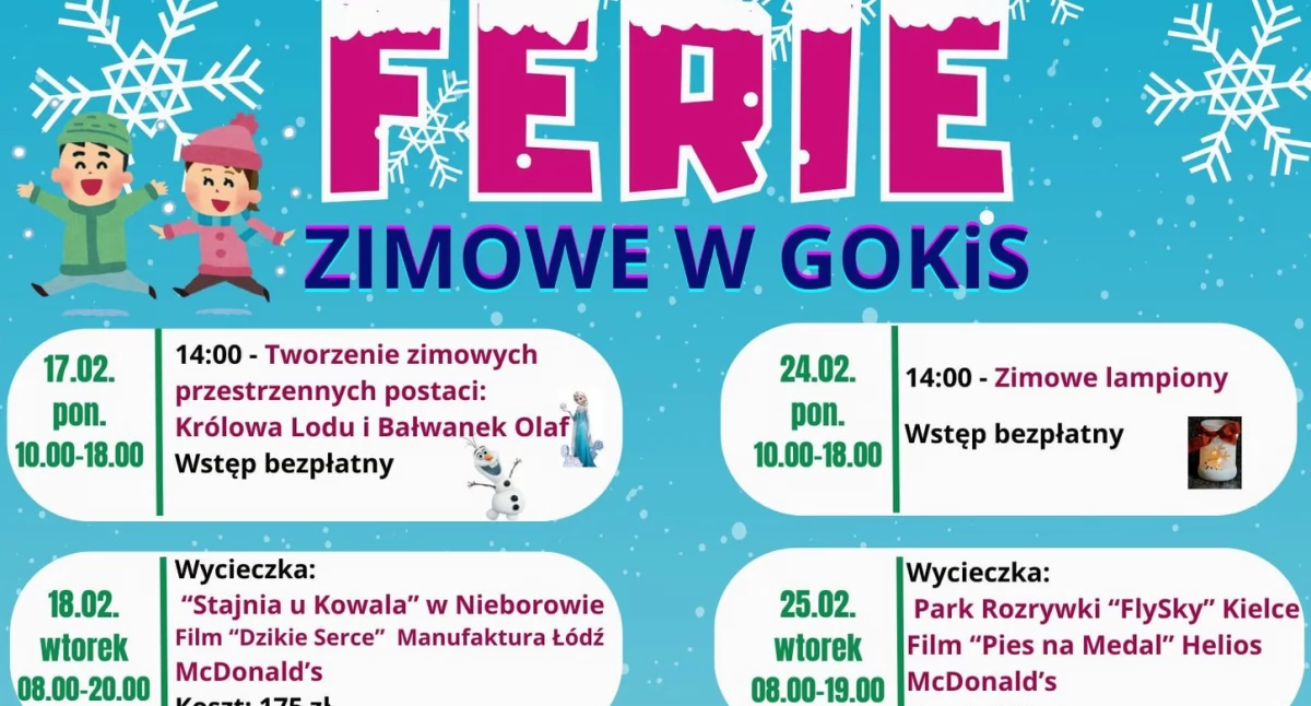 Na zdjęciu: Plakat promujący, fot. Facebook/GOKiS Wielgomłyny