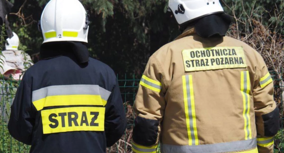 Na zdjęciu: Strażacy jeżdżą do różnych wezwań