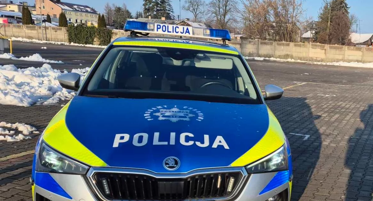 Na zdjęciu: Radiowóz KPP Radomsko