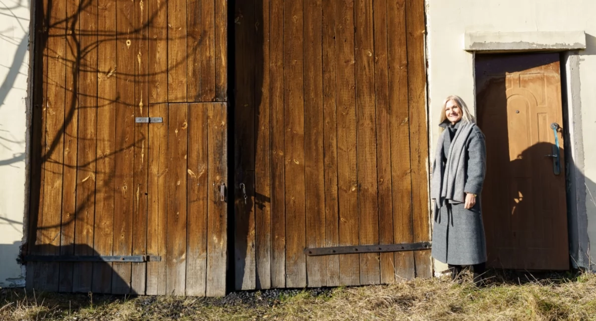 Na zdjęciu; Wójt gminy Dobryszyce Małgorzata Dzwonek, fot. Urząd Marszałkowski Łódź 
