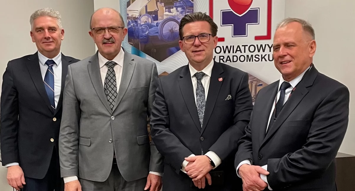 Na zdjęciu: Spotkanie w szpitalu, fot. Facebook/Szpital Powiatowy