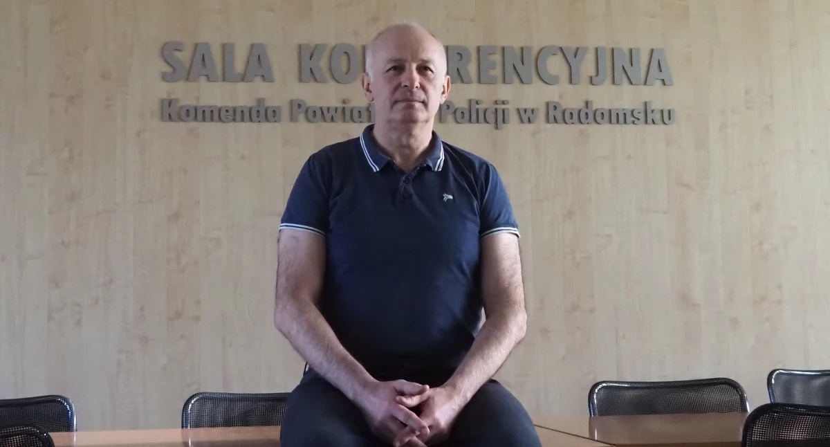 Na zdjęciu: Pan Jarosław o brydżu może opowiadać godzinami