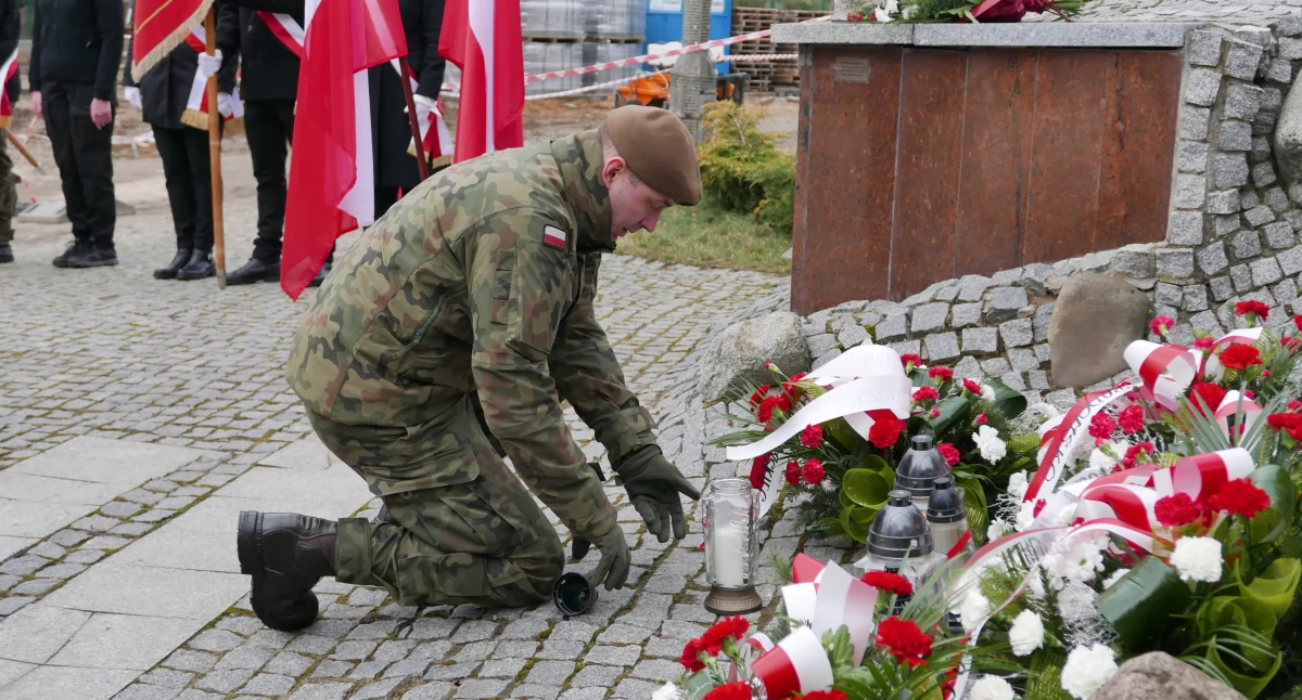 Na zdjęciu: Uroczystość była bardzo skromna