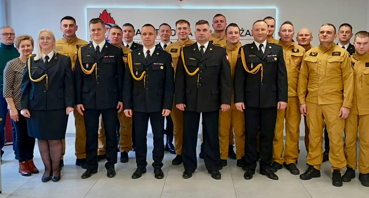 Na zdjęciu: Druhowie z KP PSP, fot. KP PSP Radomsko 