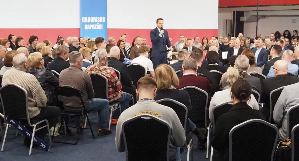 Na zdjęciu: Spotkanie z Rafałem Trzaskowskim w Radomsku