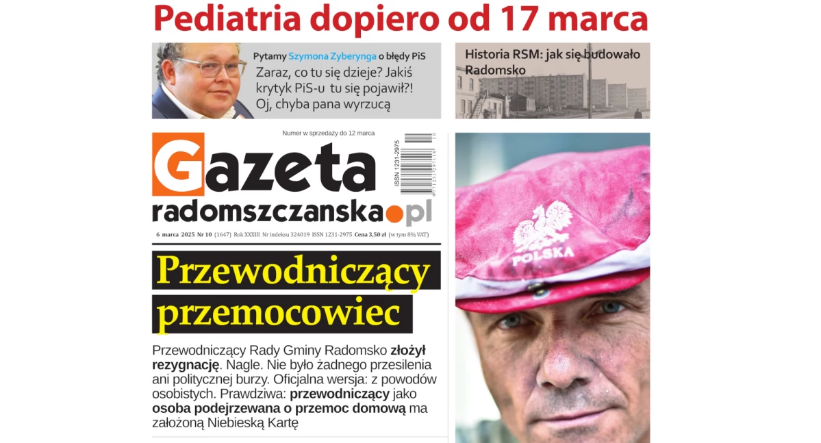 Na zdjęciu: Okładka najnowszego wydania Gazety
