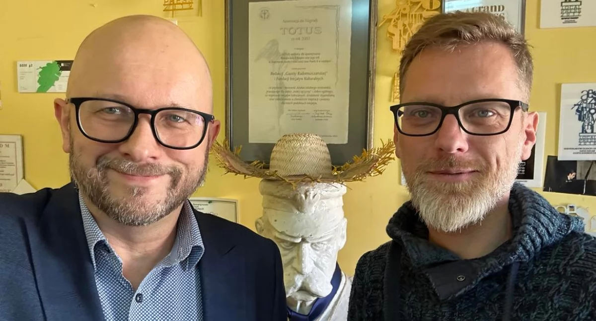 Na zdjeciu prowadzący podcast Redakcyjne Kolegium Wyborcze