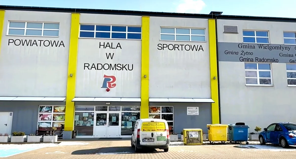 Na zdjęciu: Powiatowa Hala Sportowa w Radomsku