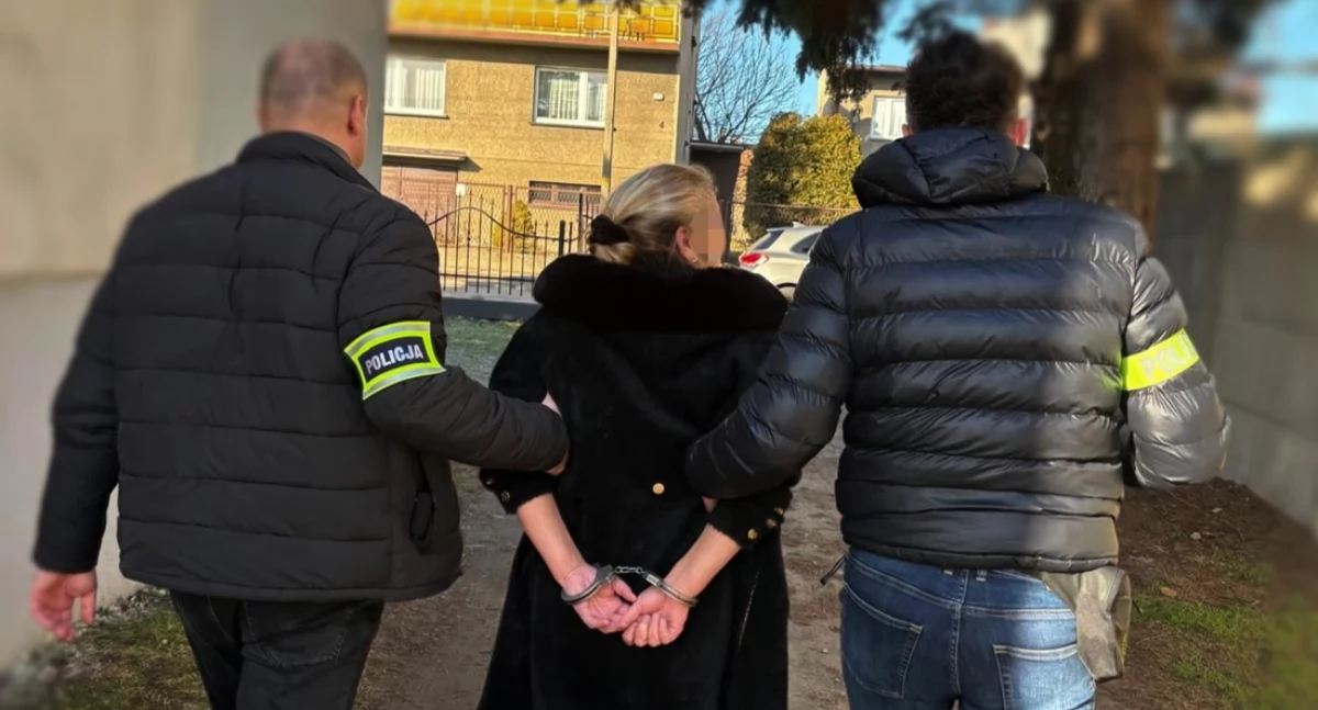 Na zdjęciu: 52-latce grozi do 15 lat więzienia, fot. KPP Radomsko