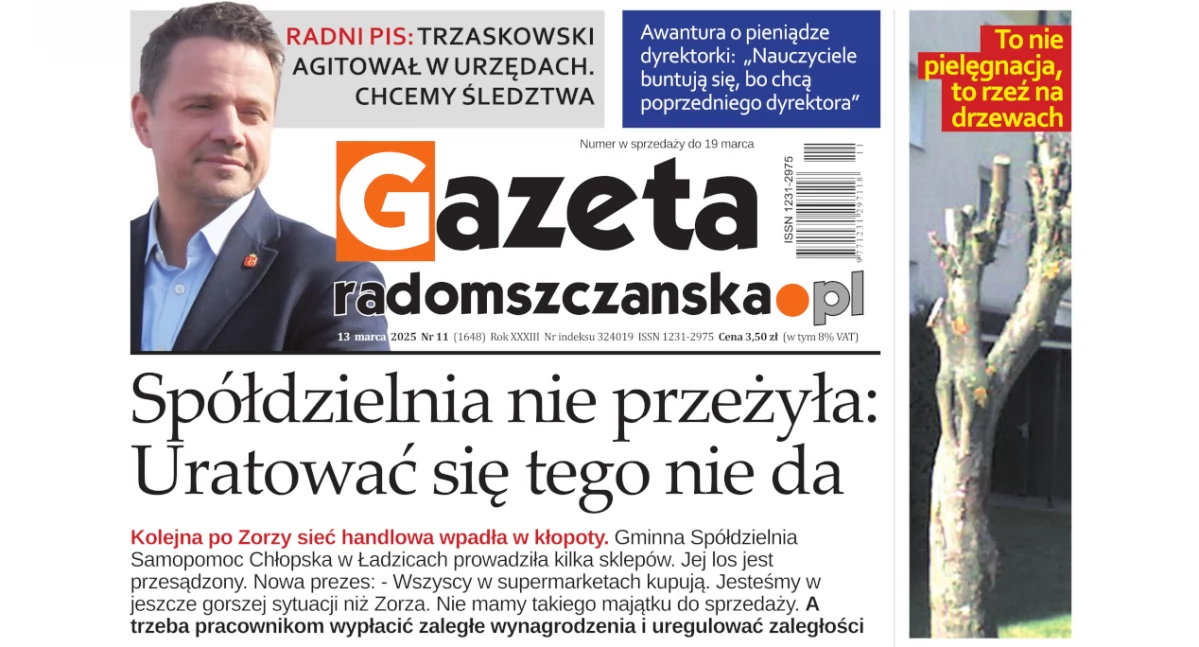 Na zdjęciu: Okładka najnowszego wydania Gazety