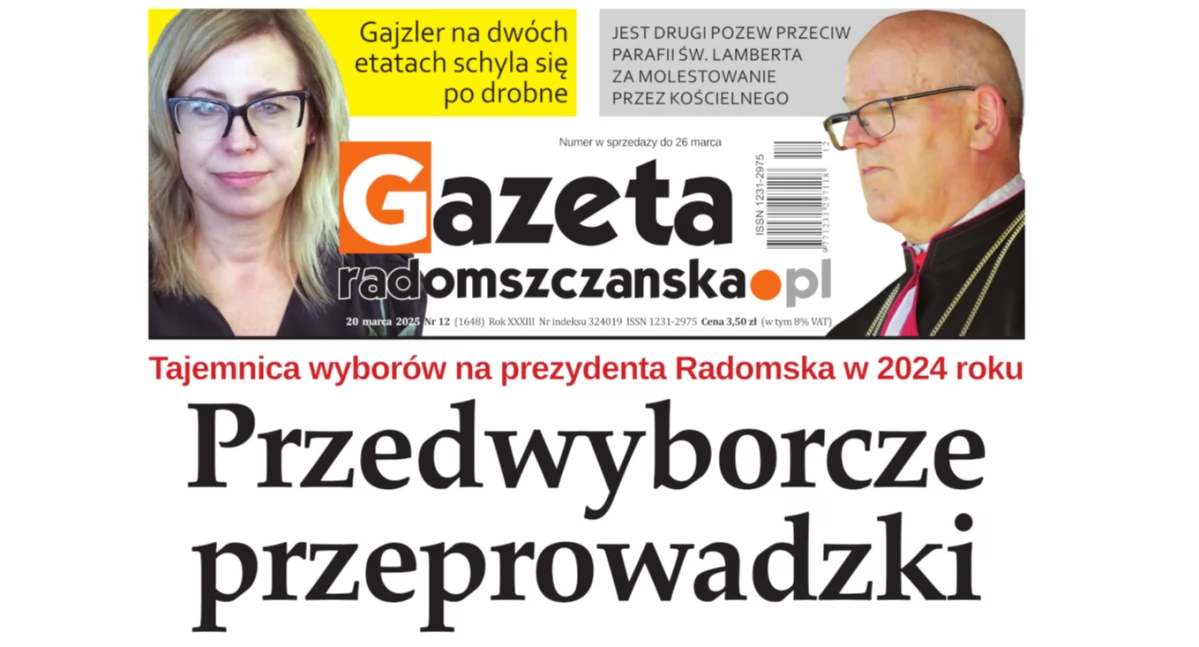 Na zdjęciu: Okładka najnowszego wydania Gazety