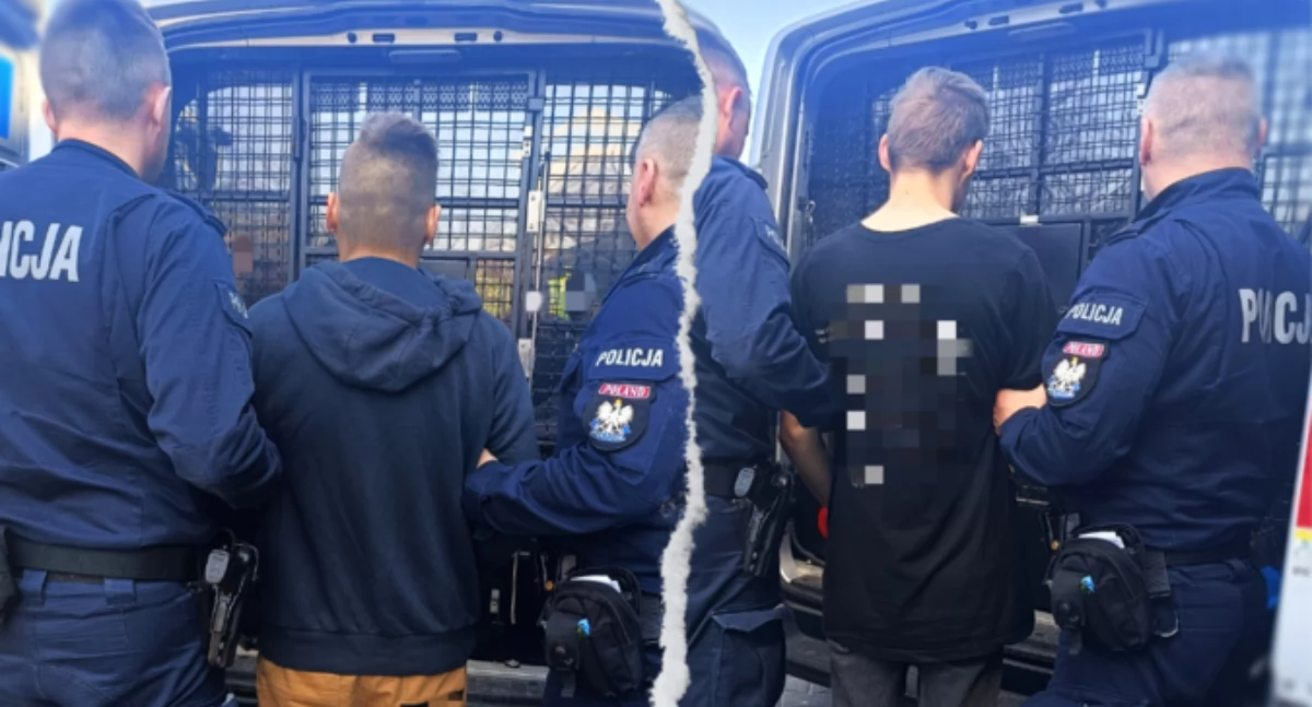Na zdjęciu: Czterech braci już siedzi w celach, fot. KPP Radomsko