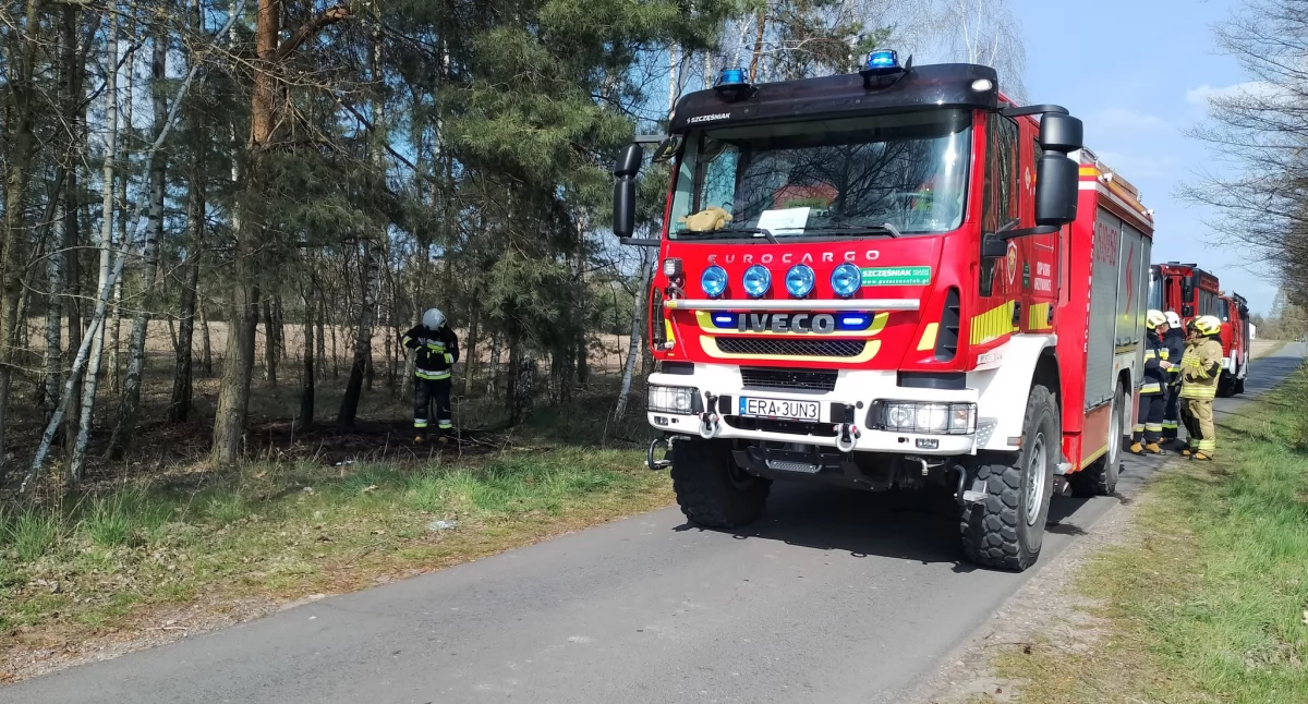 Na zdjęciu: Pożar gasiło pięć zastępów, fot. Facebook/OSP Krzywanice
