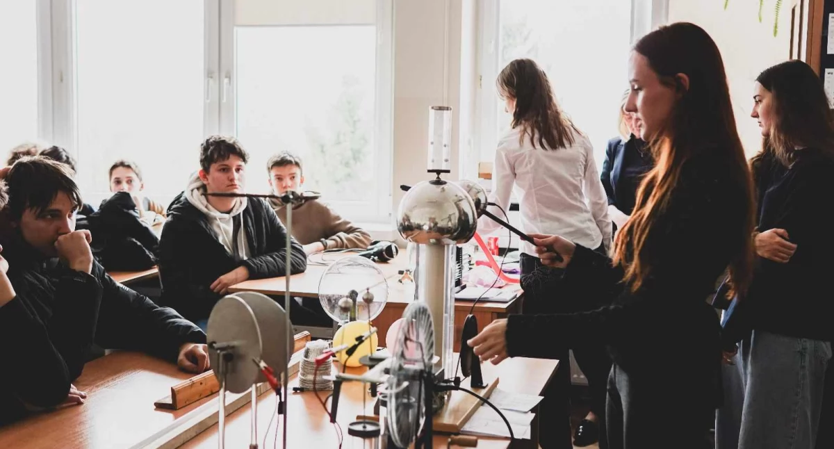Na zdjęciu: W I LO sporo się działo
