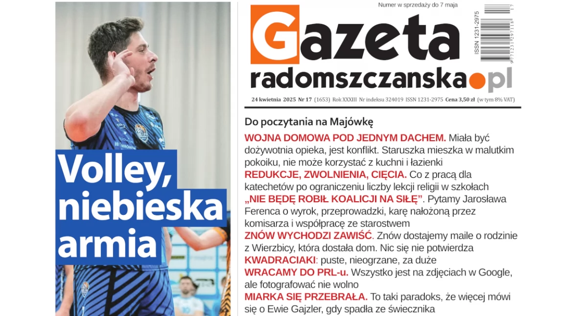 Na zdjęciu: Okładka najnowszego wydania Gazety