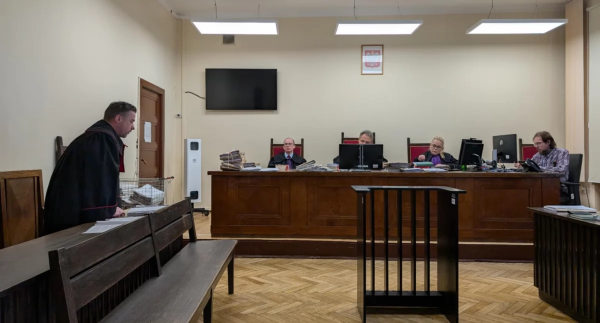 Na zdjęciu rozprawa apelacyjna w Sąd Okręgowym w Łodzi, 28 kwietnia