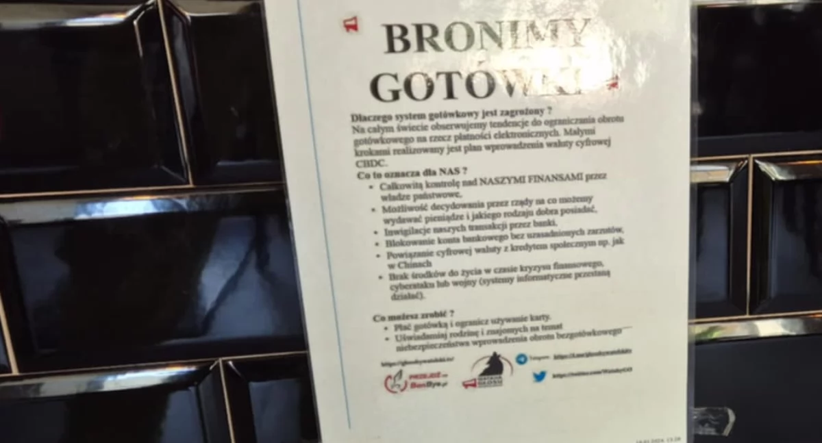 Na zdjęciu: Bronimy Gotówki