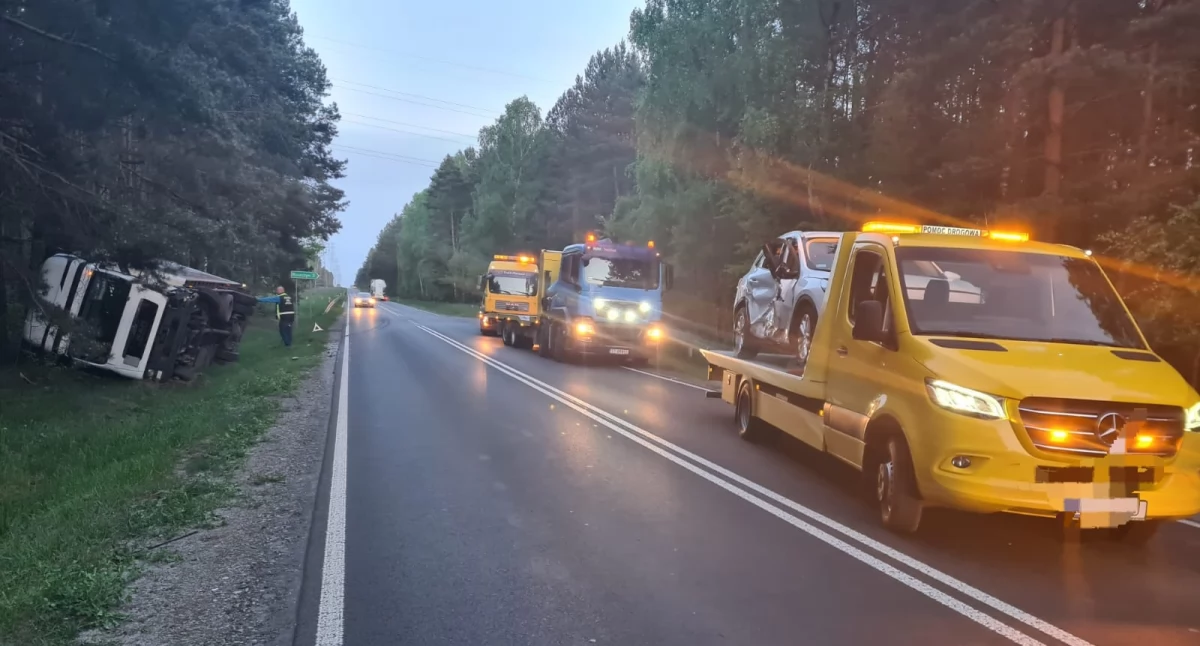 Na zdjęciu: Kolizję spowodował kierowca Forda, fot. KPP Radomsko