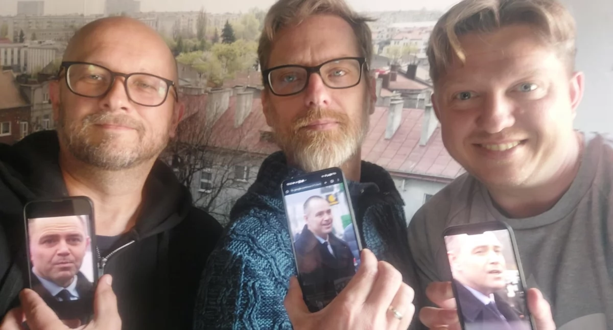 Na zdjęciu Andrzej Andrysiak, Janusz Kucharski i Paweł Aulich