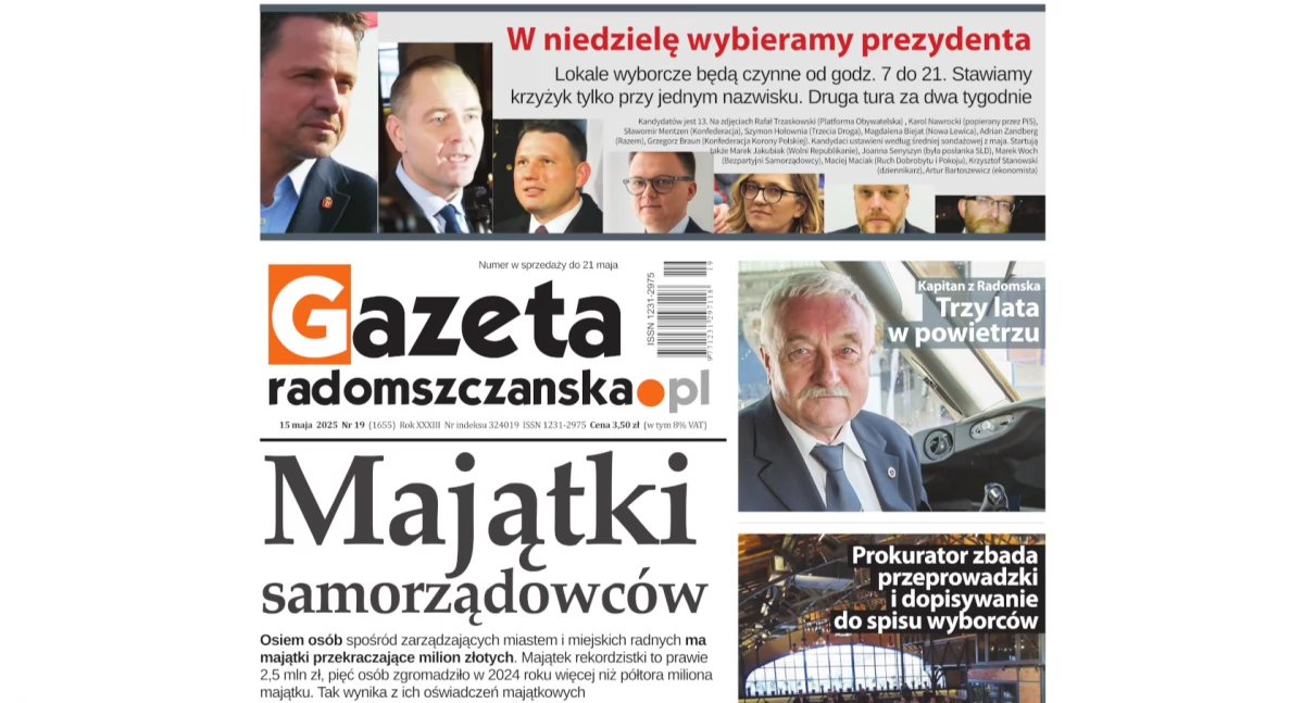 Na zdjęciu: Okładka najnowszego wydania Gazety
