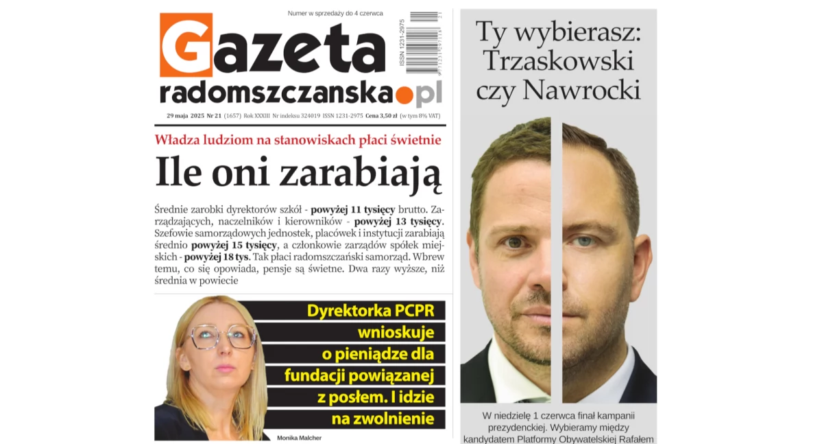 Na zdjęciu: Okładka najnowszego wydania Gazety