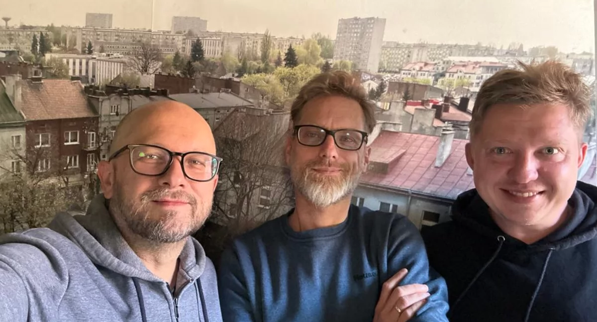 Na zdjęciu Andrzej Andrysiak, Janusz Kucharski i Paweł Aulich