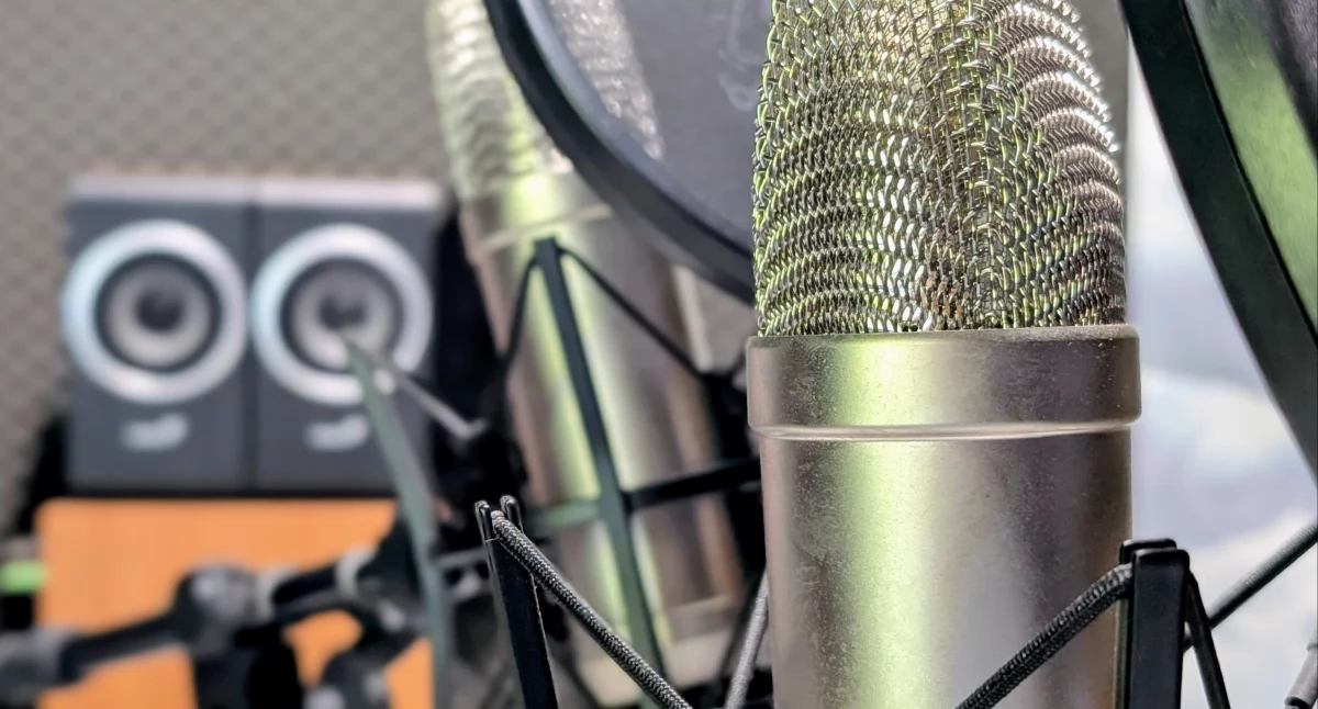 Na zdjęciu studio podcastowe Gazety Radomszczańskiej