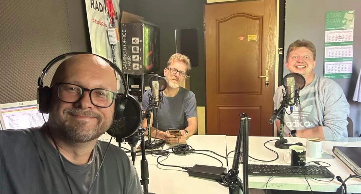 Na zdjęciu Andrzej Andrysiak, Janusz Kucharski i Paweł Aulich