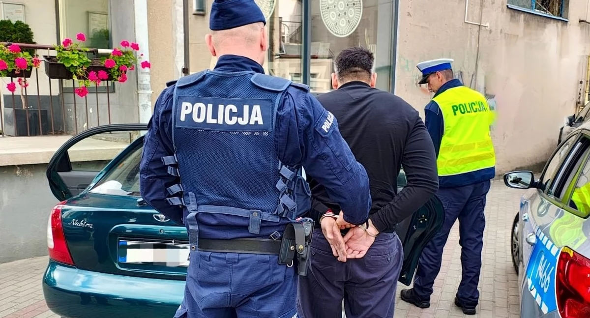 Na zdjęciu: Mężczyźnie grozi nawet 5 lat więzienia, fot. KPP Radomsko