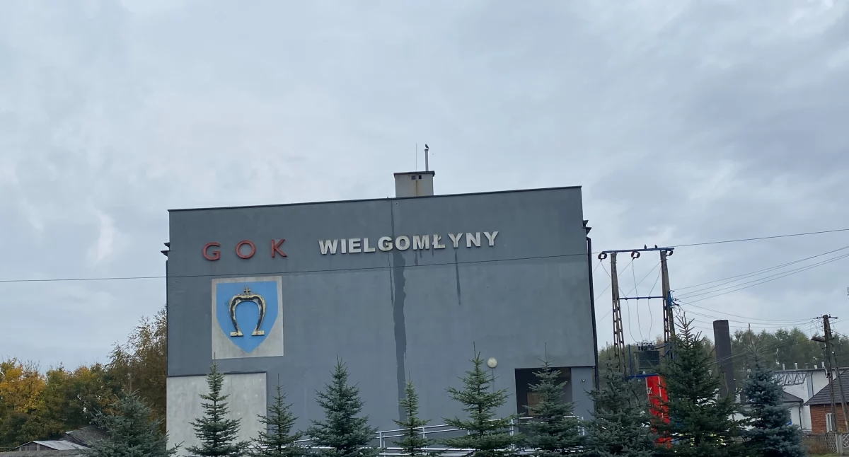 Na zdjęciu: Gminny Ośrodek Kultury i Sportu w Wielgomłynach