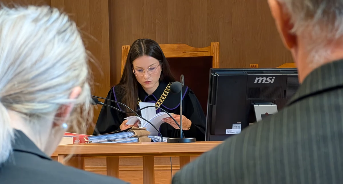 Na zdjęciu: Sędzia Dominika Nieszporek ogłosiła wyrok - 15 lat więzienia