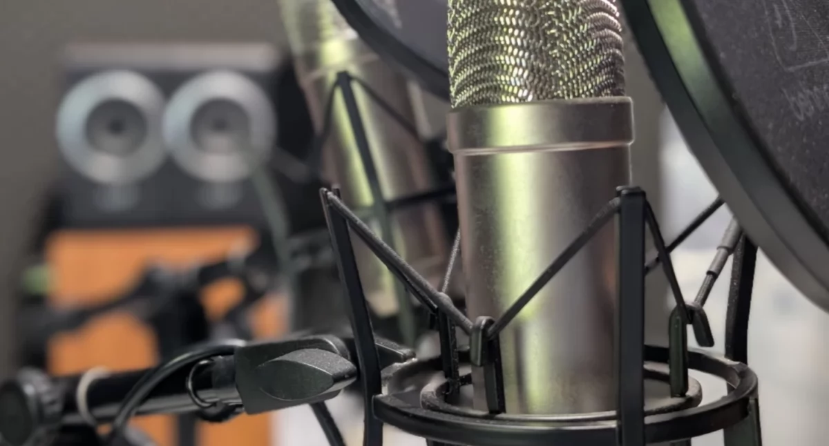 Na zdjęciu studio podcastowe Gazety Radomszczańskiej