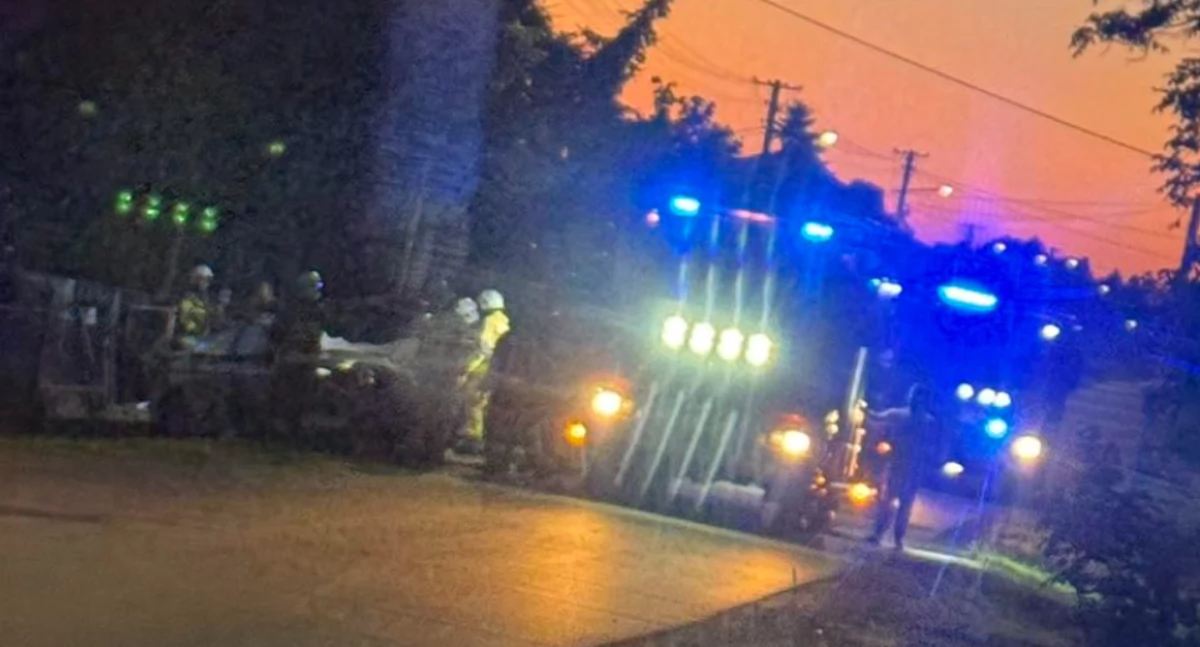 Na zdjęciu: BMW kierował 29-latek, fot. Facebook/Gdzie stoją? Radomsko i okolice