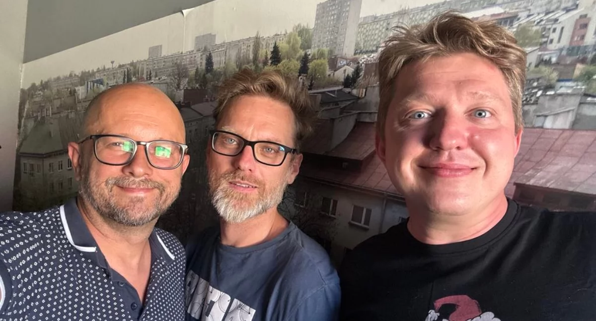 Na zdjęciu Andrzej Andrysiak, Janusz Kucharski i Paweł Aulich