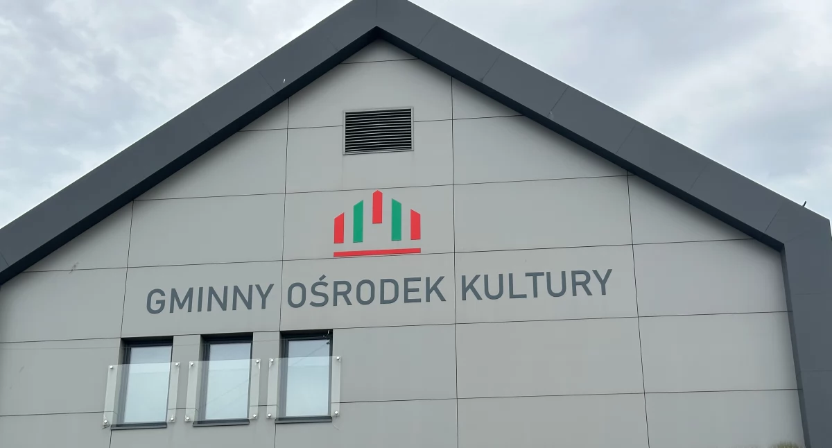 Na zdjęciu: Gminny Ośrodek Kultury w Kłomnicach