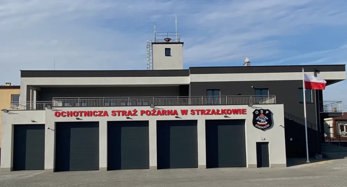 Na zdjęciu: OSP w Strzałkowie, fot. Facebook/OSP Strzałków 