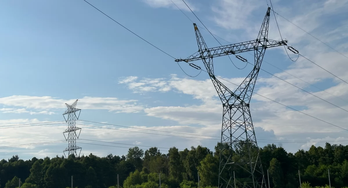 Na zdjęciu: słupy elektryczne w gminie Ładzice; w notatce przedstawiamy informacje, gdzie w powiecie radomszczańskim zaplanowano przerwy dostarczania energii elektrycznej do odbiorców