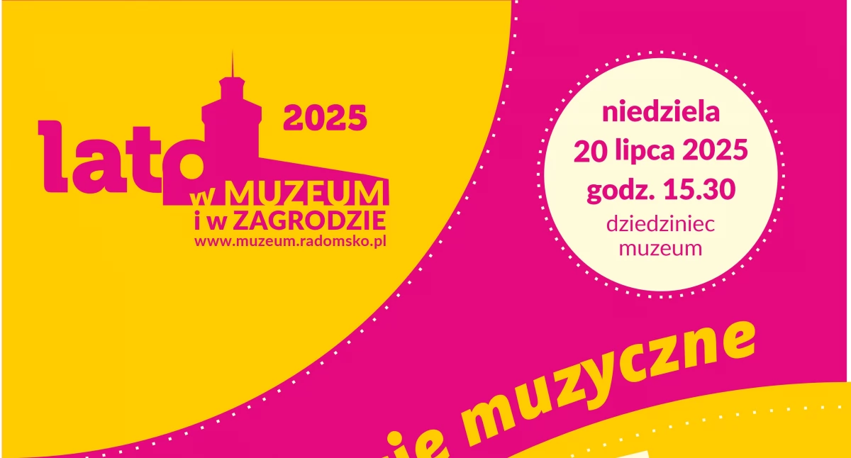 Na zdjęciu: Plakat promujacy, fot. Muzeum Regionalne w Radomsku