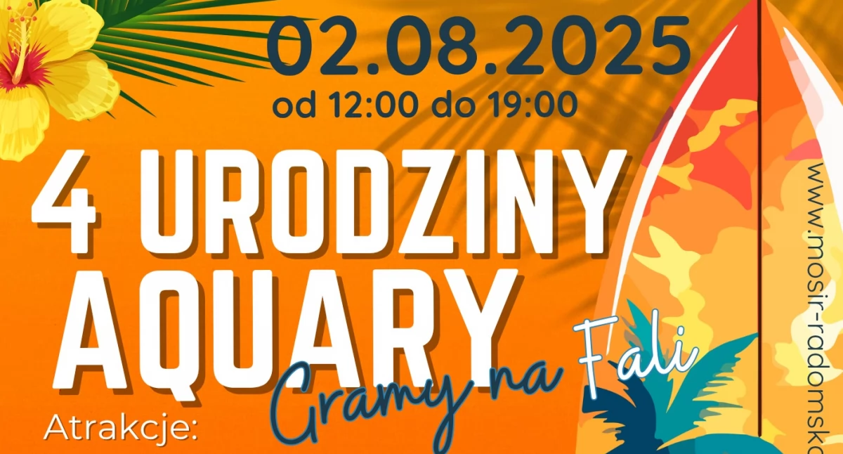 Na zdjęciu: Plakat promujacy, fot. Facebook/MOSiR Radomsko