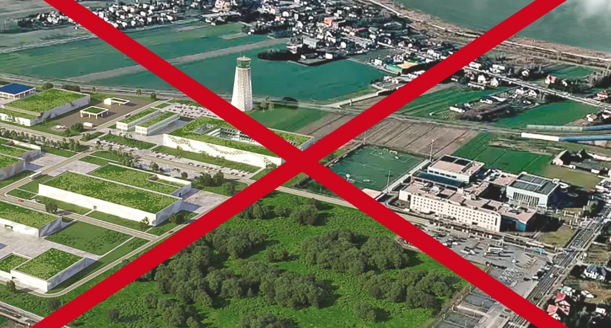 Na zdjęciu projekt centrum, które nie powstanie