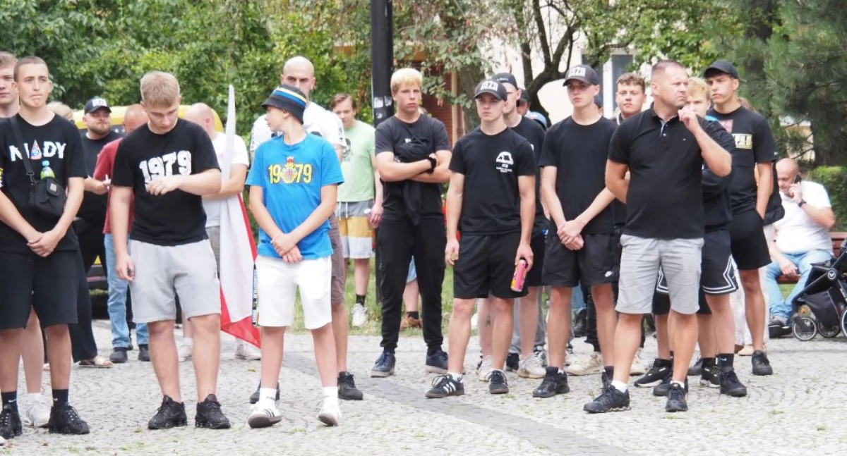 Na zdjęciu: Manifestacja „Stop imigracji” w Radomsku
