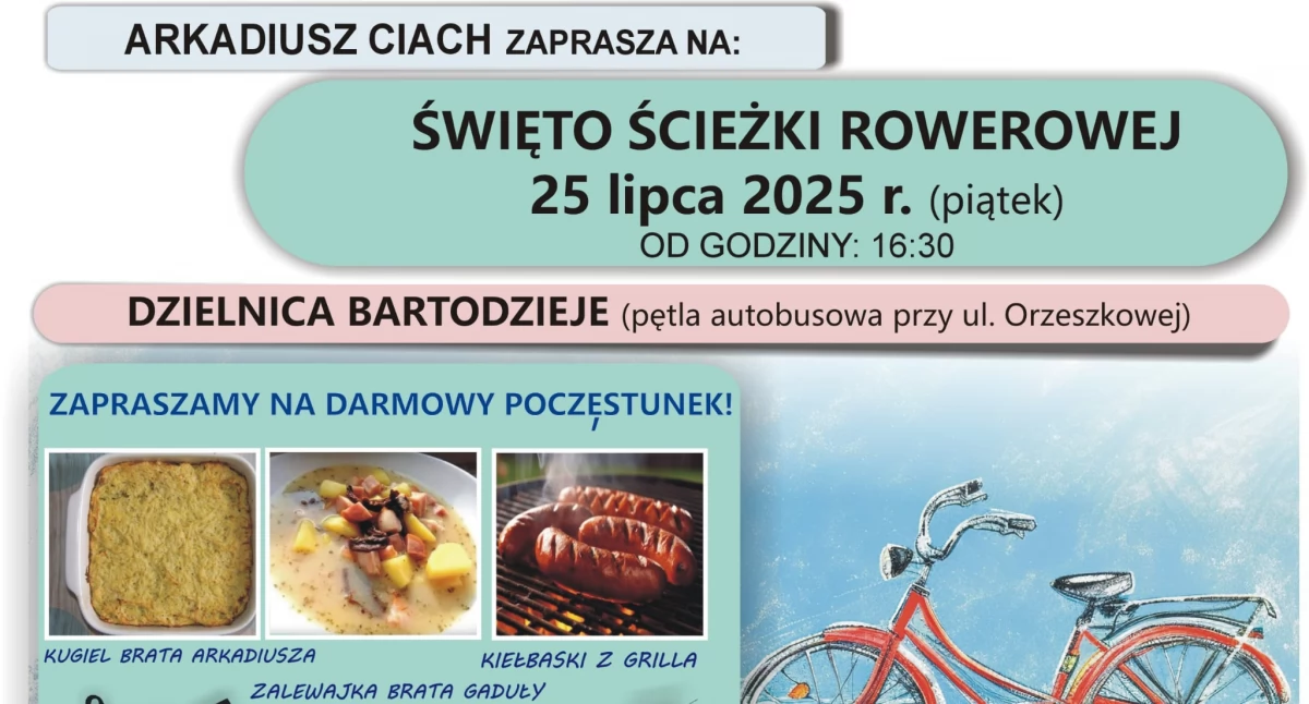 Na zdjęciu plakat promujący: Fot. Facebook/Arkadiusz Ciach