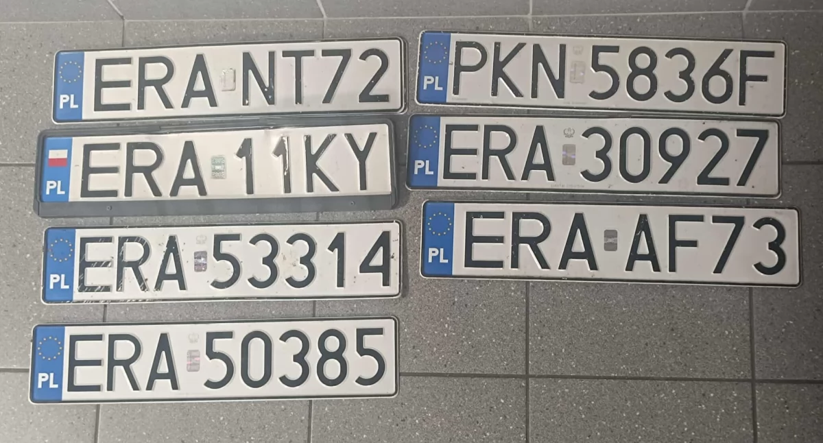 Na zdjęciu: Numery tablic, fot. Facebook/Radomsko Miasto Otwarte