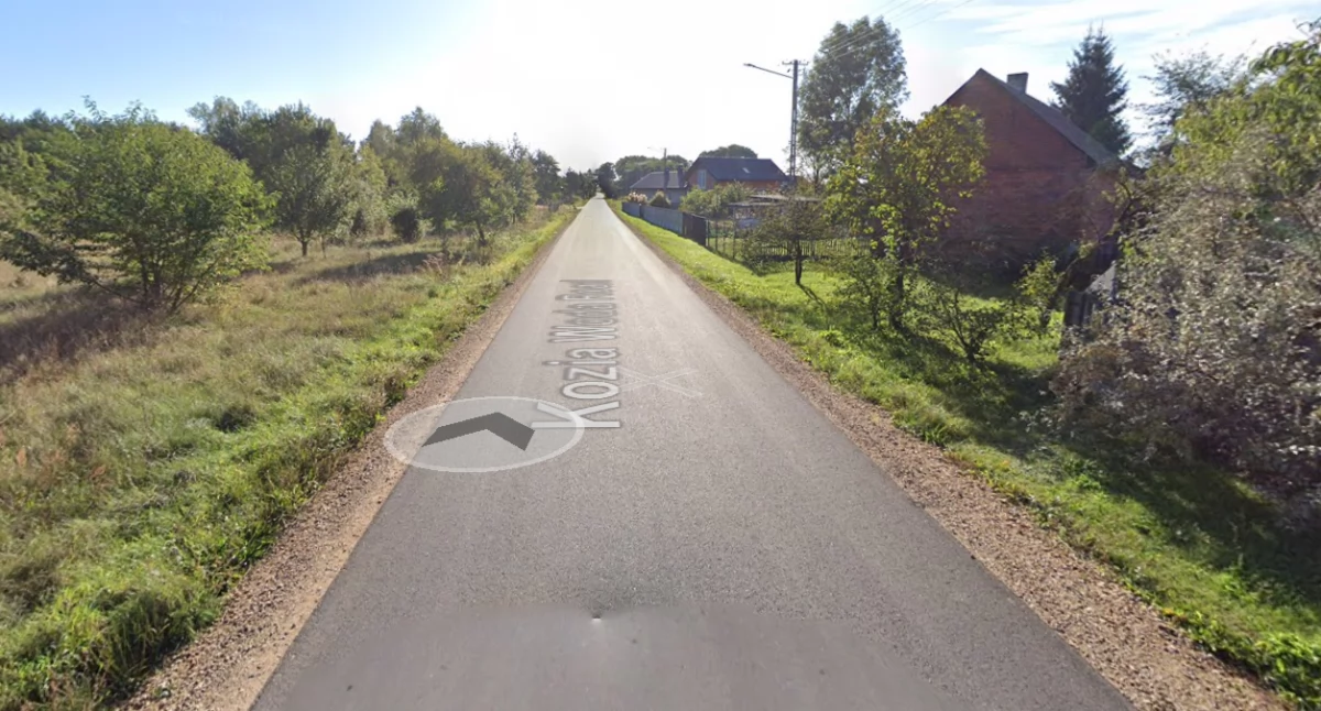 Na zdjęciu: Droga w Koziej Woli została wyremontowana, kierowcy szaleją, fot. Google Maps/Zrzut ekranu