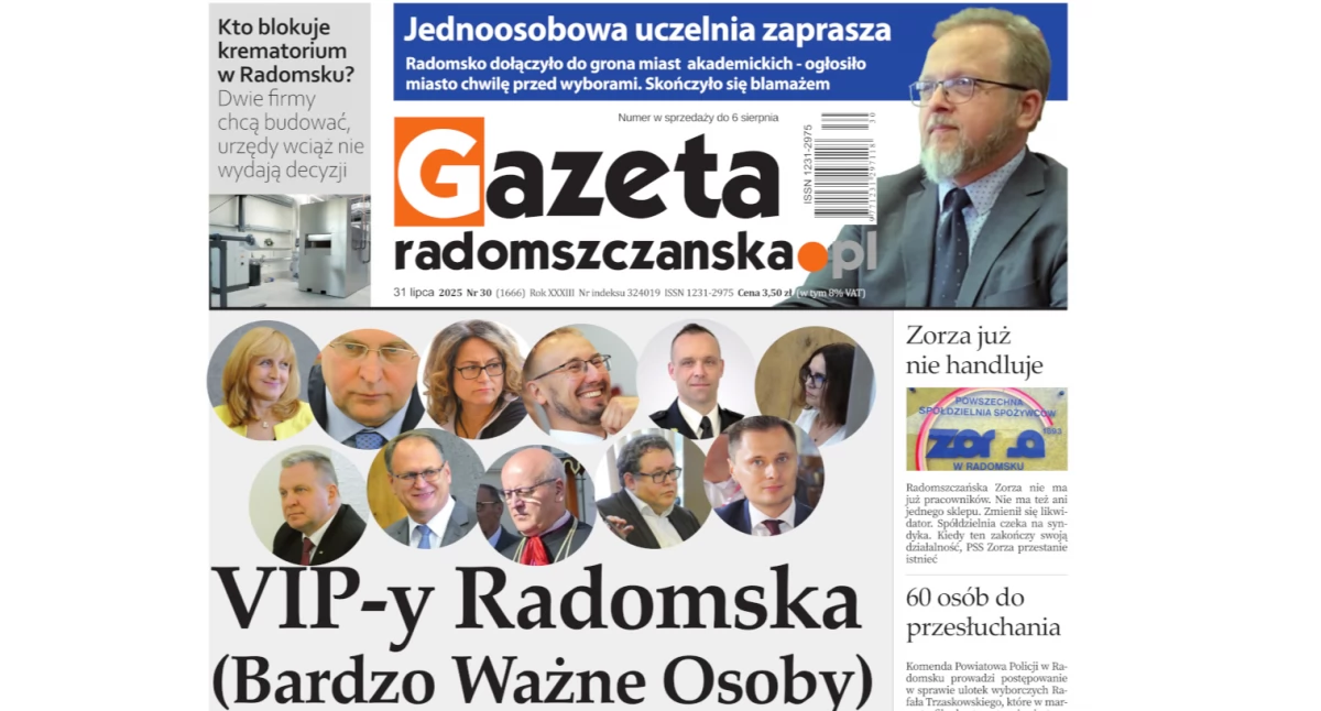 Na zdjęciu: Okładka najnowszego wydania Gazety