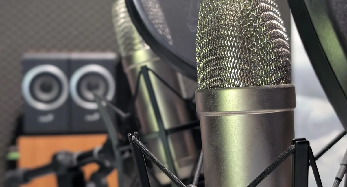 Na zdjęciu studio podcastowe Gazety Radomszczańskiej