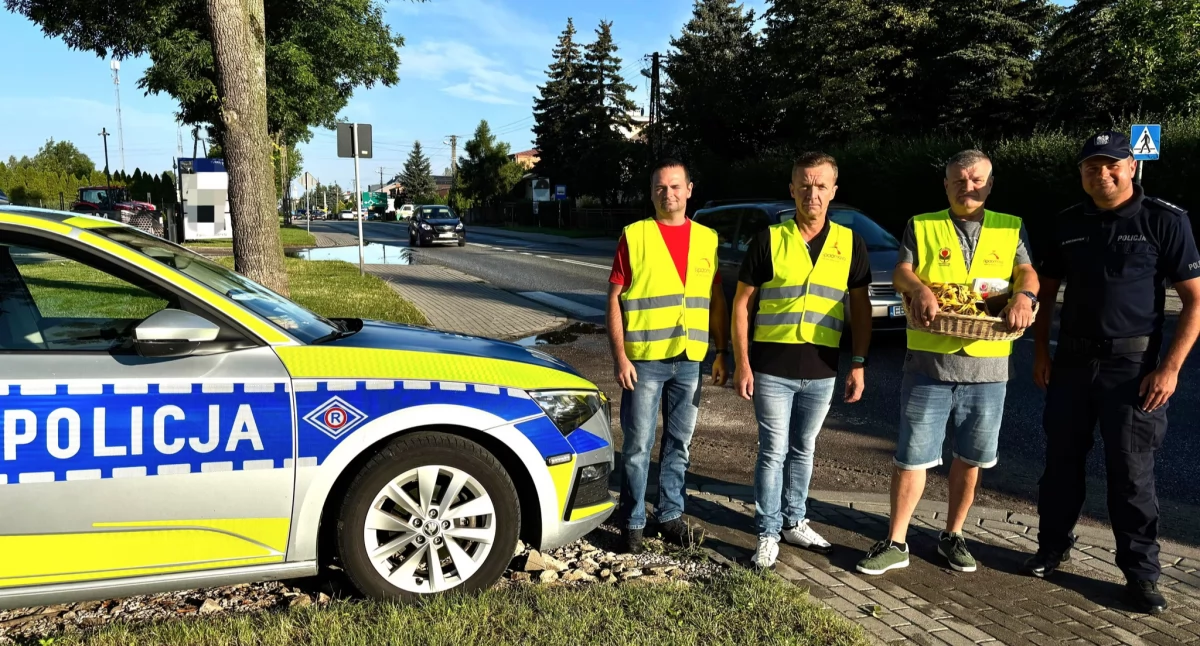 Na zdjęciu: Akcja trzeźwość, fot. Facebook/KPP Radomsko