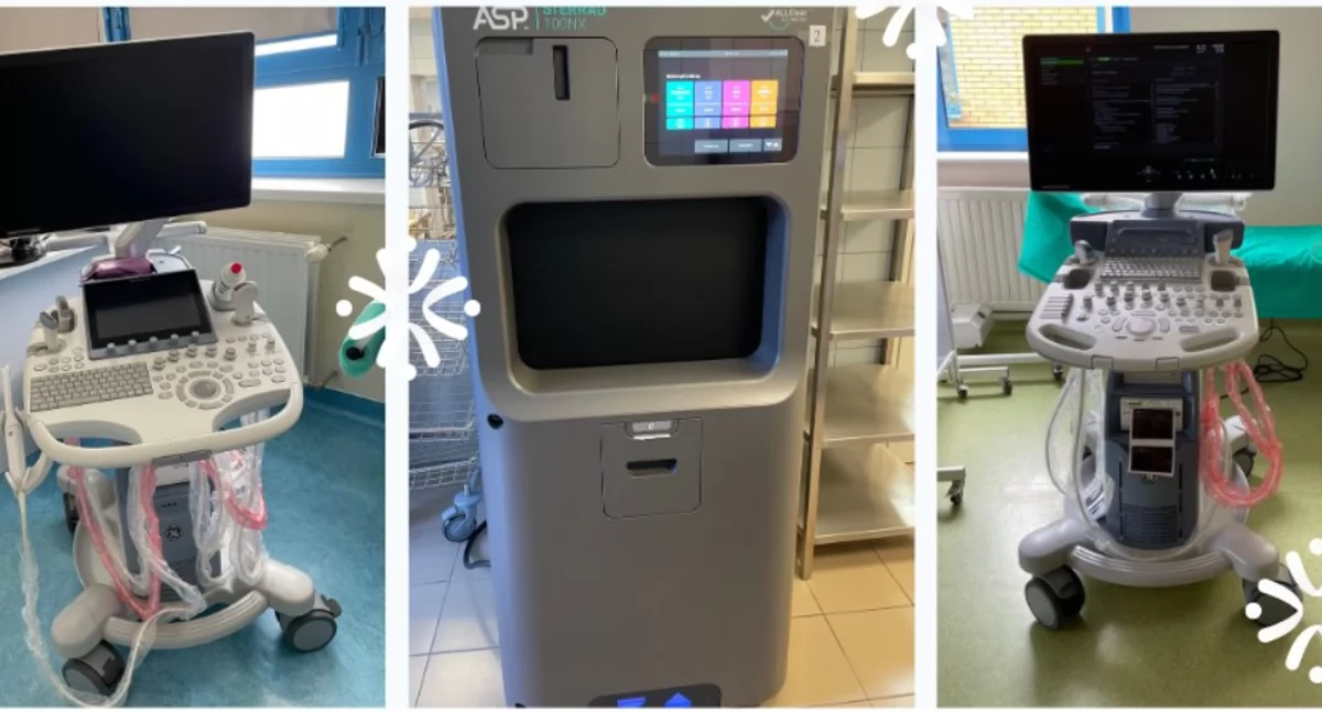 Na zdjęciu: Nowy sprzęt w szpitalu, fot. Facebook/Szpital Powiatowy w Radomsku 